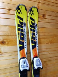 LYŽE VOLKL RACETIGER SL 110CM + LYŽIARKY NORDICA DOBERMANN GP TEAM 22MP